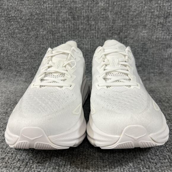 Hoka One One Shoes Womens Size 11 White Clifton 9 Wide Running Sneakers - Picture 2 of 9